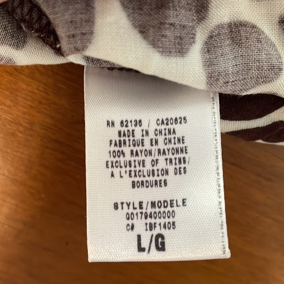 Guess 100 % Rayon sun Dress in size L - Picture 5 of 5